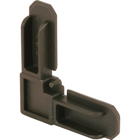Prime-Line Screen Frame Corner, 7 in. x 3/4 in., Bronze Plastic, PK4 PL 7725